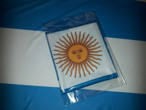 Combo Bandera Argentina Grande 90 X 150 Cm X 5 Unidades