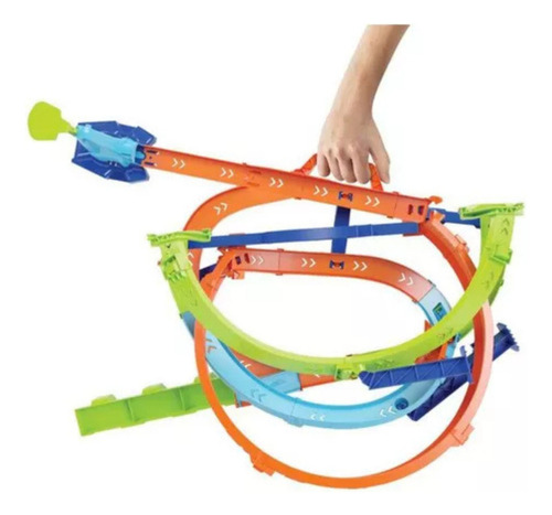 Pista Hot Wheels Action Desafio Del Ciclon Htk16 Mattel