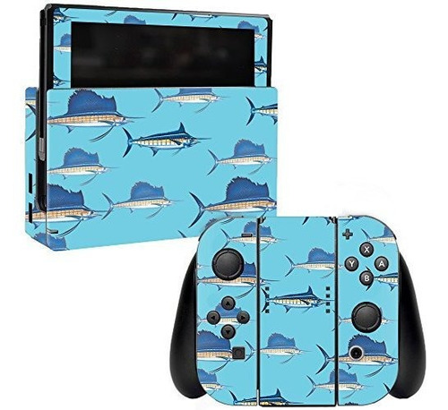 Skin Para Nintendo Switch  Billfish Rayas | Mightyskins Carc