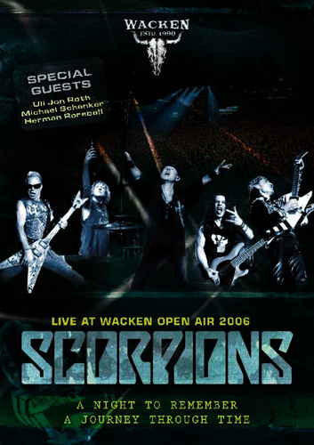 Scorpions Live At Wacken Open Air 2006 Dvd Digipack Nuevo 