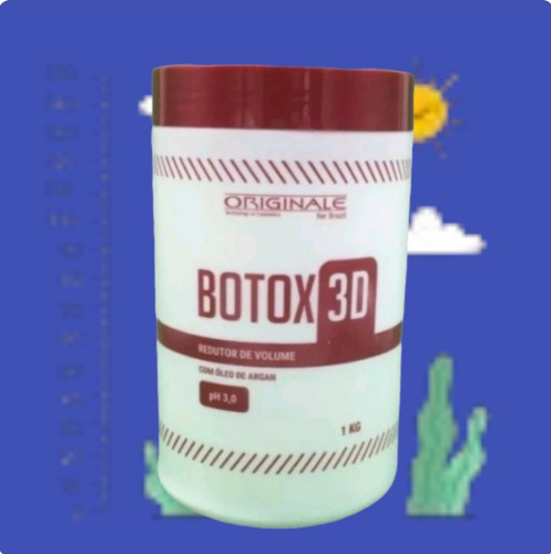 Botox 3d Redutor Volume C/óleo Marroquino Argan 1kg