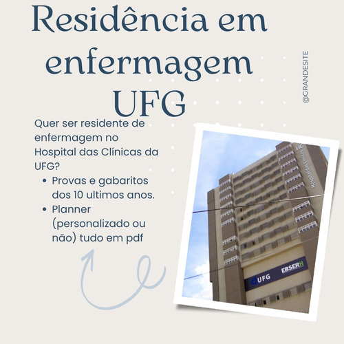 Preparatório Residencia Em Enfermagem Ufg