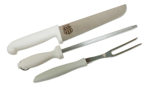 Kit Churrasco Ponte Preta (tábua De Carne + Kit Utensílios) Cor Marrom