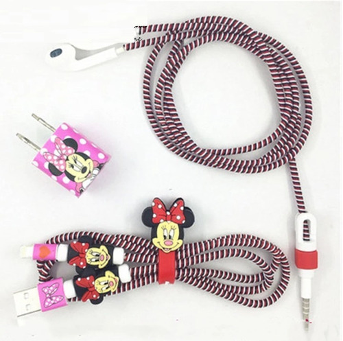 Combo De Kits Para Proteger Cargador Y Audífonos