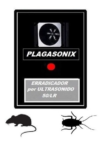 Imagen 4 de 10 de Ahuyentador Ultrasonico Roedores Cucarachas 50lr Ultrasonido