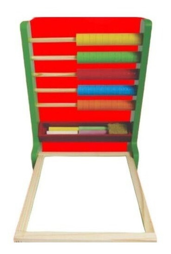 Imagem 3 de 6 de Lousa Fun Colorida Brinquedo Educativo Em Madeira Infantil