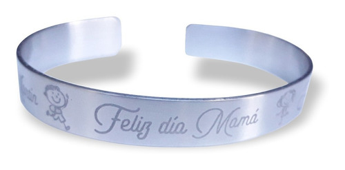 Pulsera Dia De La Madre, Acero Inoxidable Personalizada