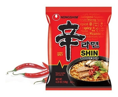 Ramen Picante Shin Ramyun Corea - g a $132