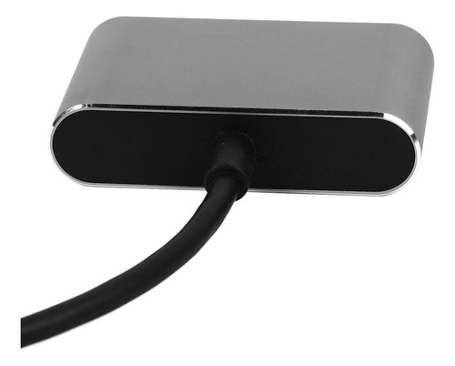 Hub Dock 2 En 1 Tipo C A Vga+hdmi Hd Spliter-abs