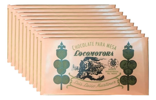 Chocolate De Mesa Artesanal 10pack La Locomotora Canela 180g