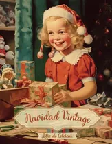 Comprar Libro De Colorear Navidad Vintage: Libro Para Colorear De Na