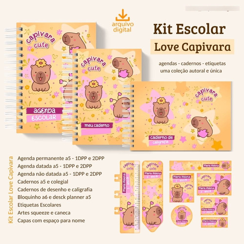 Kit Digital Volta Às Aulas - Capivara