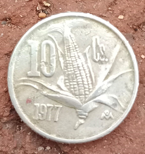 Moneda 10 Centavos México 1977