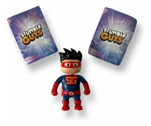 Figura 9.5cm Súper Guy Stumble Guys + 2 Tarjetas Al Azar | Cuotas