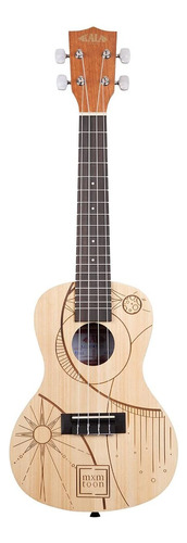 Ukulele De 4 Cuerdas, Natural, Concierto (kamxmtoonc)