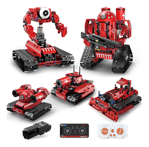 Behowl Robot Stem, Juguetes Educativos 5 En 1 Para Niños De 