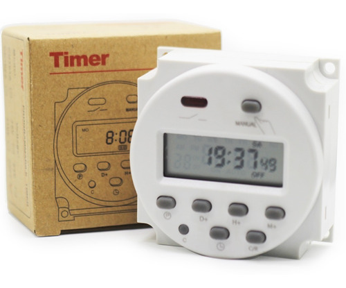 Timer Digital 220v Nano Temporizador Aquario Iluminação C08