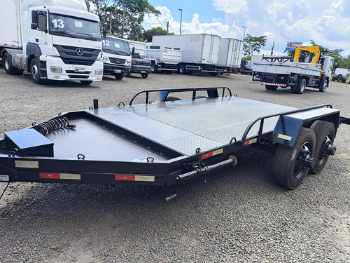 Carretinha Free Hobby P/ Transporte De Bobcat