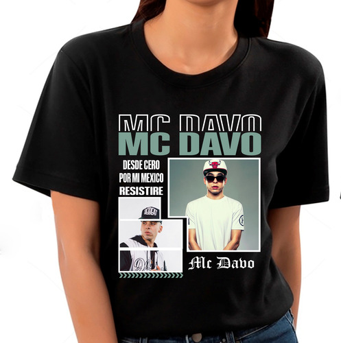 Playera Roxo Mc Davo 2 Unisex