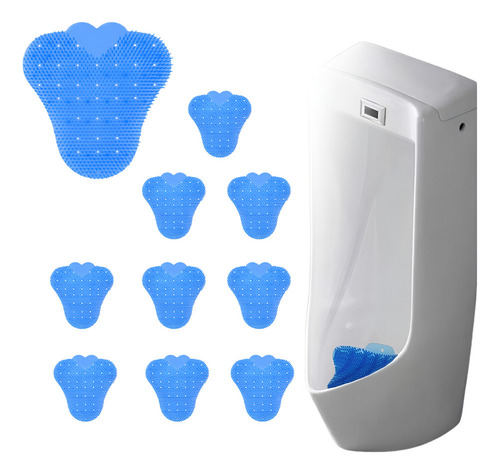 10pzs Tapete Aromatizante Mingitorio Urinal Antisalpicaduras