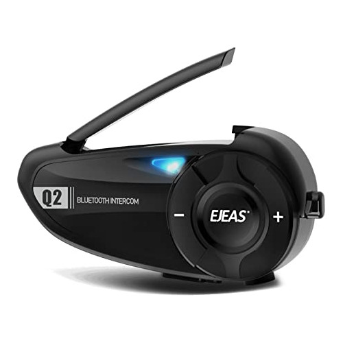 Intercomunicador Bluetooth Q2 Casco De Motocicleta, Aur...