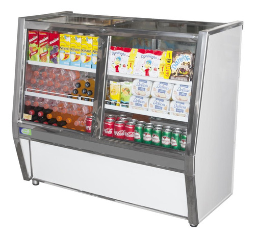 Balcão Refrigerado Expositor 1,25m Para Bebidas Pop Refrigel