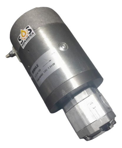 Motor Elétrico 12v Com Bomba Saída Lateral.