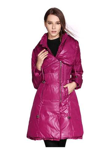 Chaqueta Parka Mujer Térmica Impermeable Ymoss Iconic Rosa