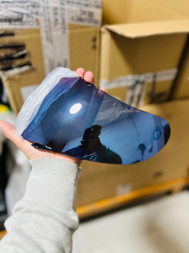 Visor Agv K3 K4 1era Generación Azul Oscuro