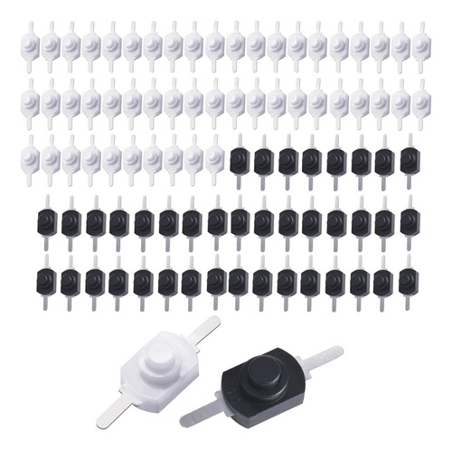 Atbl 50pcs Micro Switch, Interruptor De Luz Del Botón Push Y