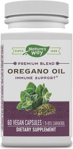 Nature's Way | Oregano Oil | Premium Blend | 90 Capsules