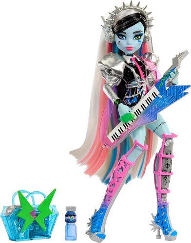 Monster High Frankie Stein Rockstar Amped Up Mattel Hhk53