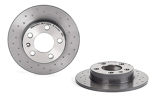 2-discos Hiper Traseros Seat Ibiza 1.4l L4 11/12 Brembo