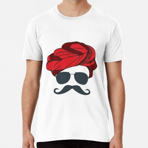 Remera Bigote Estilo Jodhpur Algodon Premium