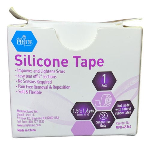 Medpride Rollo De Cinta Sin Latex Reduce Cicatrices Y Acne Momento De Aplicación Día/noche Tipo De Piel Todo Tipo De Piel