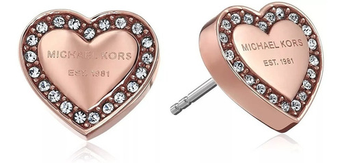 Oferta! Michael Kors, Aros Corazón Baño Oro 18kt2