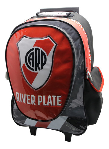 Mochila River Plate Escudo 18 Pulgadas C/ Carro Rueda Cresko