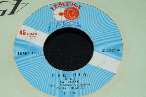 Jch- La Clave Ese Dia / Somos El Son Salsa Peru 45 Rpm