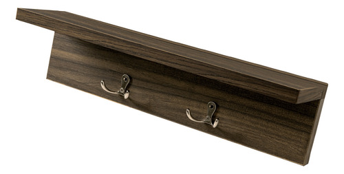 Perchero De Pared Tula Vianney Con 2 Ganchos Negro