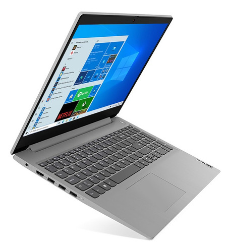 Notebook Lenovo Ideapad3i 15,6'' Core I3 4gb 256gb W10 Prata Cor Prateado
