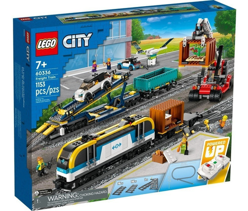 City Trem De Carga Com Controle Remoto 1153 Peças 60336 Lego