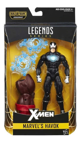 Boneco Marvel Legends construye una figura Havok Hq Hasbro B8343
