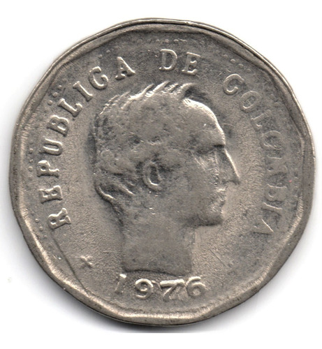 50 Centavos 1976/976 Variedad Con La Fecha Duplicada