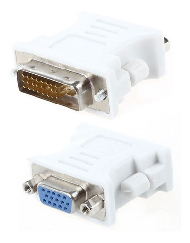 Adaptador Vga A Dvi 24+1 Hembra Macho Pc Atencion Leer Desc!