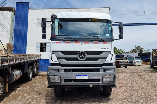 Imagem 2 de 15 de Mercedes-benz Axor 4144 Ano 2021 Caçamba Rossetti Traçado