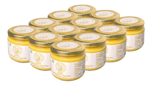 12 Pack Ghee Mantequilla Clarificada · Earth´s Finest 265g