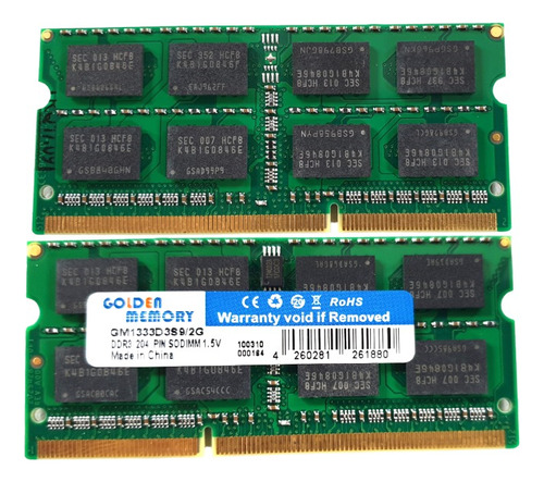 Memória Ddr3 2gb Notebook U45l N325 D23l D35b