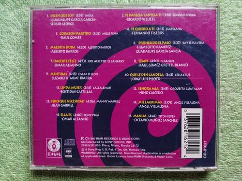 Eam Cd Rmm Salsa Rengue Mix 1995 India Johnny Rivera Alberto