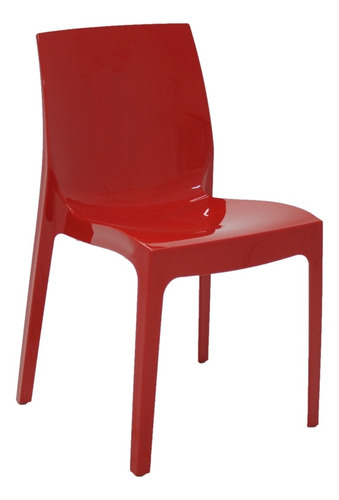 Imagem 1 de 7 de Cadeira Alice Vermelha Em Polipropileno 92037040 Tramontina