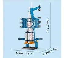 Comprar Juguete Bloques Armables  Nave Espacial 130pzs Para Niños
